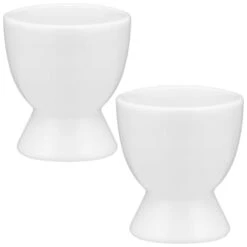 B&M Ceramic Egg Cups 2pk -Home Furnishings 394615 pack of 2 ceramics egg cups 2