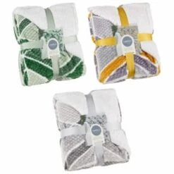 B&M Simply Geo Waffle Throw - Ochre 11 B&M Simply Geo Waffle Throw - Ochre -Home Furnishings 394916 394917 394920 simply geo waffle throw group 2