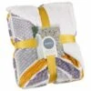 B&M Simply Geo Waffle Throw - Ochre -Home Furnishings 394916 simply geo waffle throw ochre