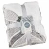 B&M Simply Geo Waffle Throw - Grey 2 B&M Simply Geo Waffle Throw - Grey -Home Furnishings 394917 simply geo waffle throw grey