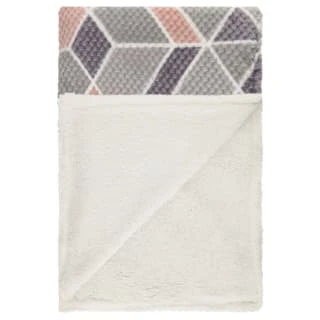 Simply Geo Blush Waffle Throw 4 Simply Geo Blush Waffle Throw - Image 2
