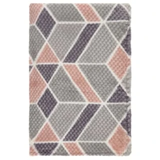Simply Geo Blush Waffle Throw 5 Simply Geo Blush Waffle Throw - Image 3
