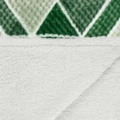 B&M Simply Geo Waffle Throw - Green -Home Furnishings 394920 simply geo waffle throw green 4