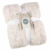 B&M Simply Two Tone Teddy Throw - Natural 1 B&M Simply Two Tone Teddy Throw - Natural -Home Furnishings 394924 simply two tone teddy throw natural