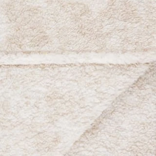 B&M Simply Two Tone Teddy Throw - Natural 6 B&M Simply Two Tone Teddy Throw - Natural - Image 4