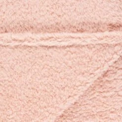 B&M Simply Two Tone Teddy Throw - Blush -Home Furnishings 394927 simply plain teddy throw blush 3