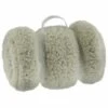 B&M Simply Teddy Sage Rolled Throw -Home Furnishings 394930 teddy throw sage