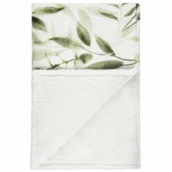 Winston Green Leaf Sherpa Throw 9 Winston Green Leaf Sherpa Throw -Home Furnishings 394948 winston leaf sherpa throw green 2