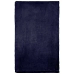 Navy Coral Fleece Throw -Home Furnishings 394951 navy coral fleece 3