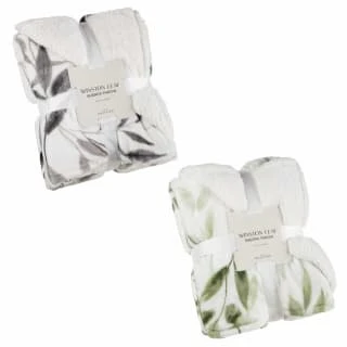 Winston Mono Leaf Sherpa Throw 7 Winston Mono Leaf Sherpa Throw - Image 5