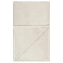 Large Cream Fleece Throw -Home Furnishings 394986 large cream fleece throw 5
