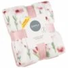 Simply Floral Polar Fleece Throw 2pk -Home Furnishings 395002 simply super soft throws 2pk blush floral