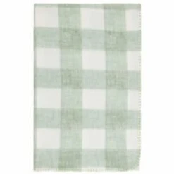 Simply Sage & Gingham Polar Fleece Throw 2pk 11 Simply Sage & Gingham Polar Fleece Throw 2pk -Home Furnishings 395026 simply super soft throws 2pk sage gingham 2
