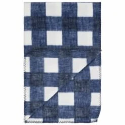 Simply Navy & Gingham Polar Fleece Throw 2pk -Home Furnishings 395029 simply super soft throws 2pk navy gingham 3