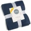 Simply Navy & Grey Polar Fleece Throw 2pk -Home Furnishings 395030 simply super soft throws 2pk navy grey