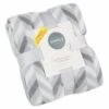 Simply Grey & Geo Print Polar Fleece Throw 2pk 2 Simply Grey & Geo Print Polar Fleece Throw 2pk -Home Furnishings 395031 simply super soft throws 2pk grey geo