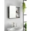 Tromso Bathroom Mirror Cabinet -Home Furnishings 395661 tromso mirror cabinet