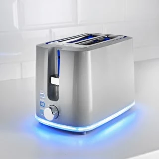 Blaupunkt 2 Slice Illuminating Toaster - Grey 4 Blaupunkt 2 Slice Illuminating Toaster - Grey - Image 2