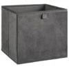 Lokken Velvet Storage Cubes 2pk - Grey -Home Furnishings 395825 2pk velvet lokken storage cubes grey 4