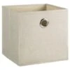 Lokken Linen Storage Cubes 2pk - Natural 2 Lokken Linen Storage Cubes 2pk - Natural -Home Furnishings 395852 2pk linen lokken storage cubes natural 4