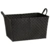 B&M Oversized Rectangular Basket - Black -Home Furnishings 395867 oversized rectangular basket black
