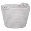 B&M Cara Rope Basket With Handle - Grey -Home Furnishings 395880 cara rope basket with handle grey