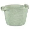 B&M Cara Rope Basket With Handle - Green -Home Furnishings 395881 cara rope basket green
