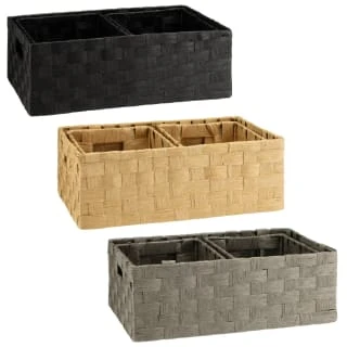 B&M Caen Set Of 3 Paper Rope Baskets - Natural 7 B&M Caen Set Of 3 Paper Rope Baskets - Natural - Image 5