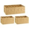 B&M Caen Set Of 3 Paper Rope Baskets - Natural -Home Furnishings 395883 caen set of 3 paper rope baskets natural 2