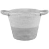 B&M Two Tone Rope Basket - Grey -Home Furnishings 395887 two tone rope basket grey