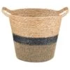 B&M Mono Wicker Basket 1 B&M Mono Wicker Basket -Home Furnishings 395897 mono wicker basket