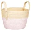 B&M Wicker Basket - Pink -Home Furnishings 395906 wicker basket pink