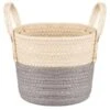 B&M Wicker Basket - Grey 2 B&M Wicker Basket - Grey -Home Furnishings 395907 wicker basket grey