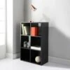 Lokken 6 Cube Shelving Unit - Black -Home Furnishings 395954 lokken 6 cube black