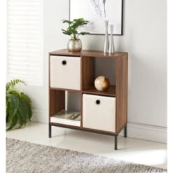 Lokken Teddy Storage Cubes 2pk - Cream -Home Furnishings 395965 2pk teddy lokken storage cubes cream