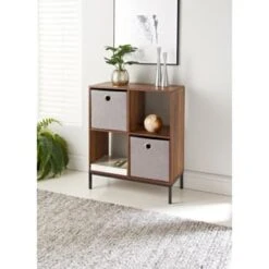 Lokken Teddy Storage Cubes 2pk - Grey 7 Lokken Teddy Storage Cubes 2pk - Grey -Home Furnishings 395966 2pk teddy lokken grey