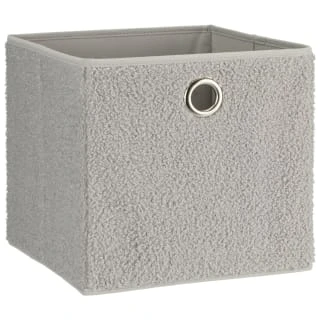 Lokken Teddy Storage Cubes 2pk - Grey 3 Lokken Teddy Storage Cubes 2pk - Grey