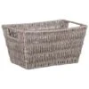 B&M Paper Rope Basket - Grey 1 B&M Paper Rope Basket - Grey -Home Furnishings 395984 paper rope basket grey
