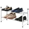 Spaceways Extendable 2 Tier Shoe Rack -Home Furnishings 396228 383984 spaceways 2 tier shoe rack