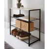 B&M Michigan 4 Tier Multi Purpose Shoe Storage -Home Furnishings 396735 michigan 4 tier multipurpose shoe storage
