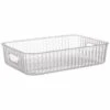 Ribbed Clear Storage Tray -Home Furnishings 396949 ribbed clear storage tray