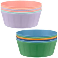 Simply Kids Colour Bowls 6pk - Multicolour -Home Furnishings 398568 398571 6pk simply kids colour bowls group