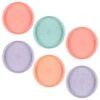 Simply Kids Colour Plates 6pk - Pastel -Home Furnishings 398569 6pk simply kids colour plates girls 2
