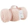 Simply Kids Teddy Throw - Light Pink -Home Furnishings 400208 simply kids teddy rolled kids throw pink 4