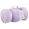 Simply Kids Teddy Throw - Lilac 2 Simply Kids Teddy Throw - Lilac -Home Furnishings 400209 simply kids teddy rolled kids throw lilac 4
